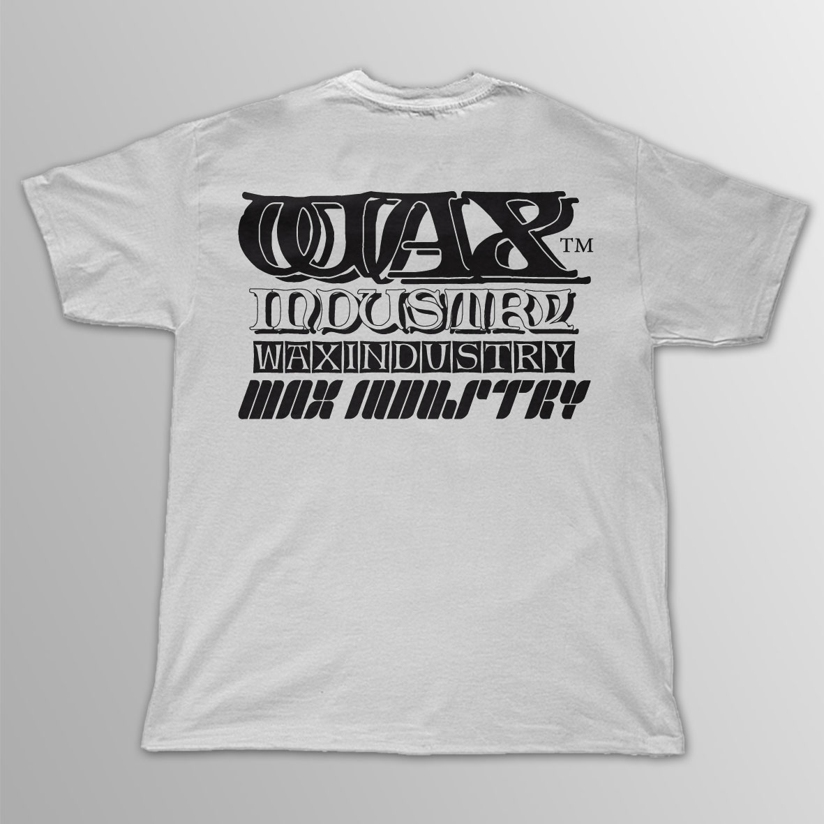 Wax-Industry / Box Logo ホワイト T/S