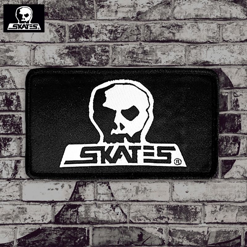 【即購入可】Skull Skates /  Woven Logo M ワッペン