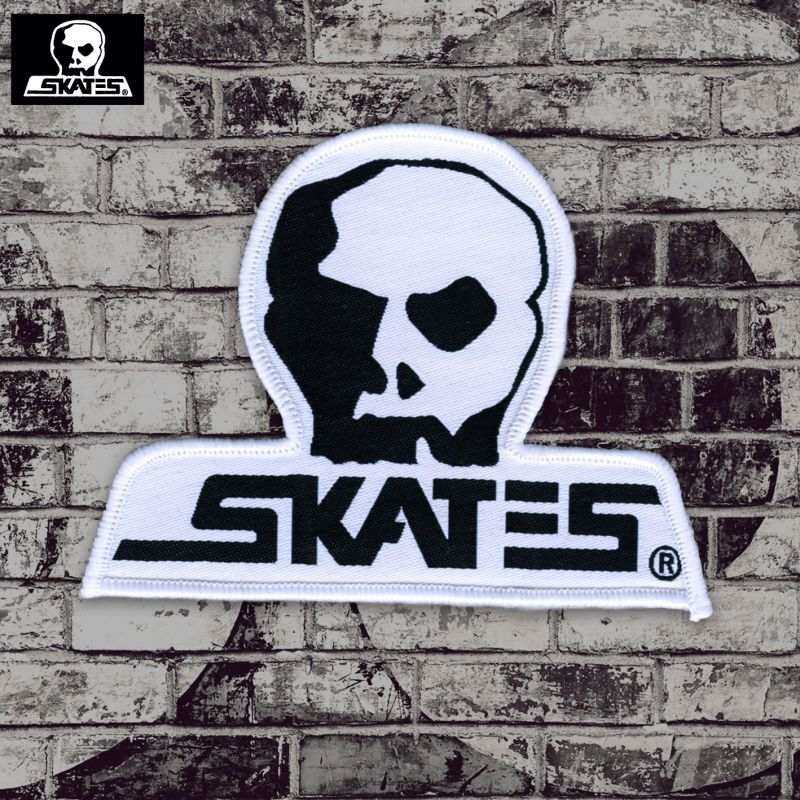 【即購入可】Skull Skates /  Logo Wolven Diecutワッペン M